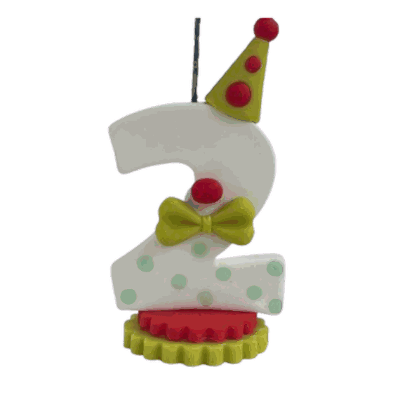 Vela de biscuit tema Circo.