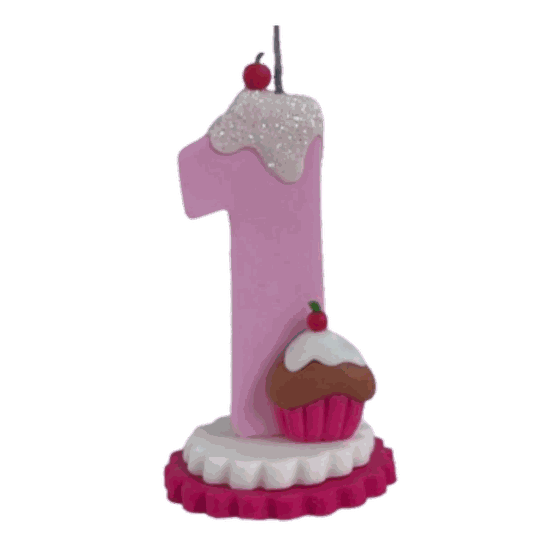 Vela de biscuit tema Confeitaria.